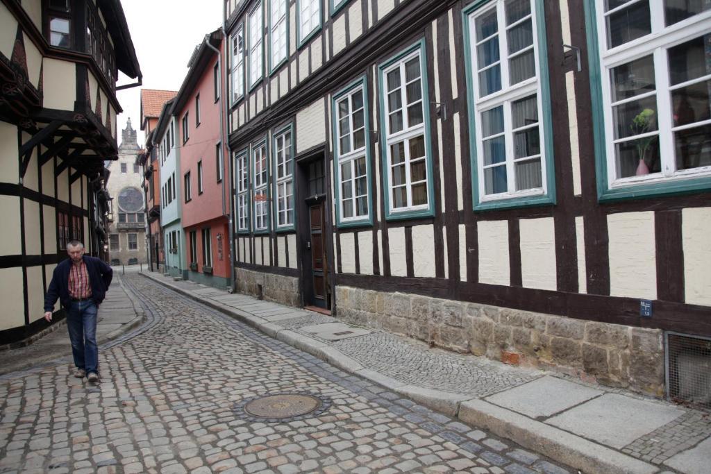 Ferienwohnung Im Stieg 4 เควดลินบวร์ก ภายนอก รูปภาพ